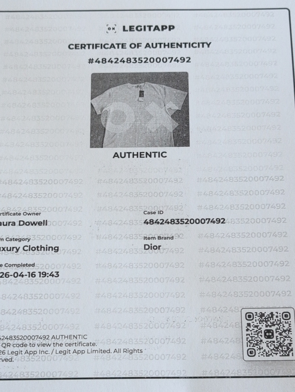 Authentic Dior Men’s Crewneck T-Shirt in Mint Green Size Medium - Picture 9 of 9